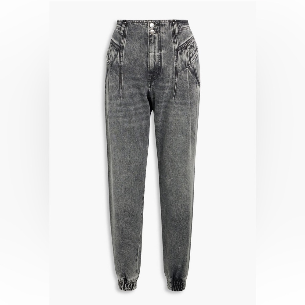 Retrofete Miriam frayed high rise tapered jeans